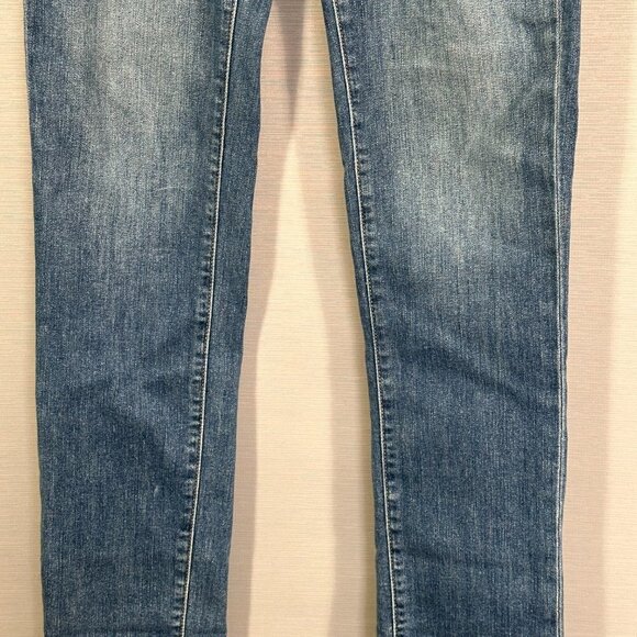 PAIGE Jeans Womens 25 Jimmy Jimmy Skinny Medium Wash Cotton Stretch Pockets - Picture 3 of 10